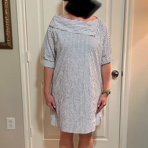 NWT Finley - blue striped sailor dress